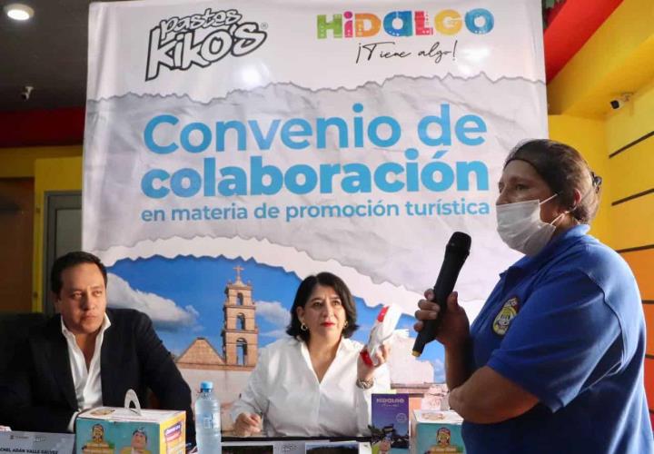 Secretaría de Turismo de Hidalgo y Pastes Kiko´s firman convenio para impulsar la promoción turística del estado