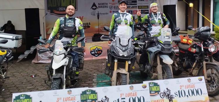 Rioverdense, 3er lugar en rally en Michoacán