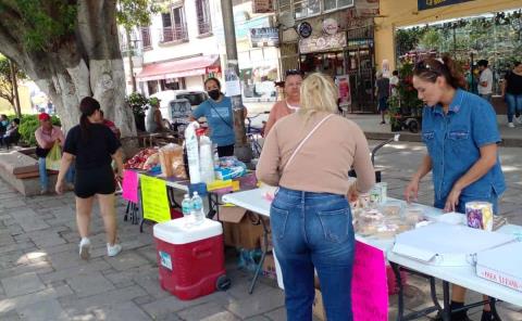 Kermés con causa en la plaza de Rioverde
