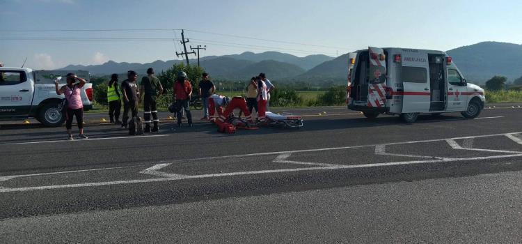 LESIONADOS 2 MOTOCICLISTAS     