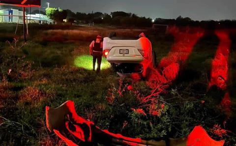 Volcadura dejó un lesionado 
