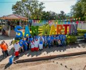 Letras gigantes tiene el ejido San Martín 