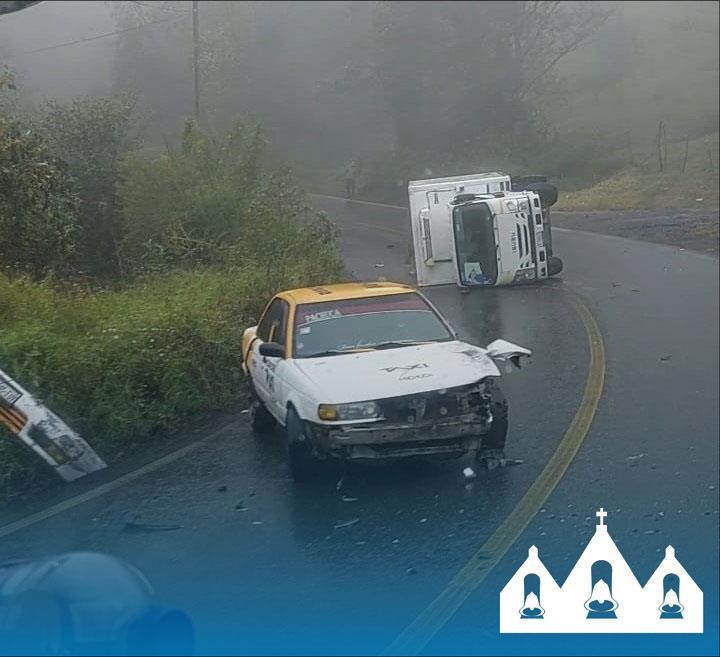 Taxi VS camión