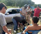 ATROPELLARON A MOTOCICLISTA       