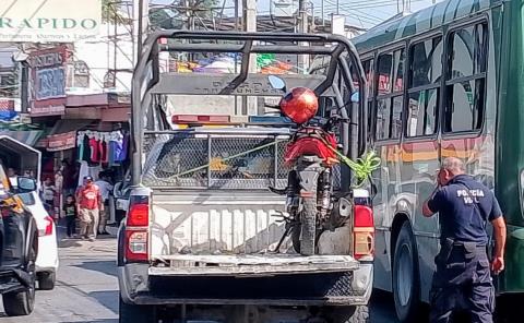 Acalambran motociclistas; asegura TM 5 motos